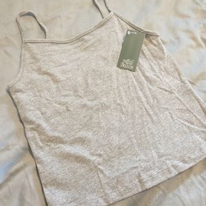 ☀️10/$15☀️ NWT wild fable grey spaghetti strap crop top size small